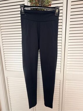 Ralph Lauren Black Ponte Slim Leggings